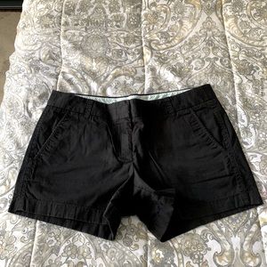 J. Crew Broken-In Black Chino Shorts